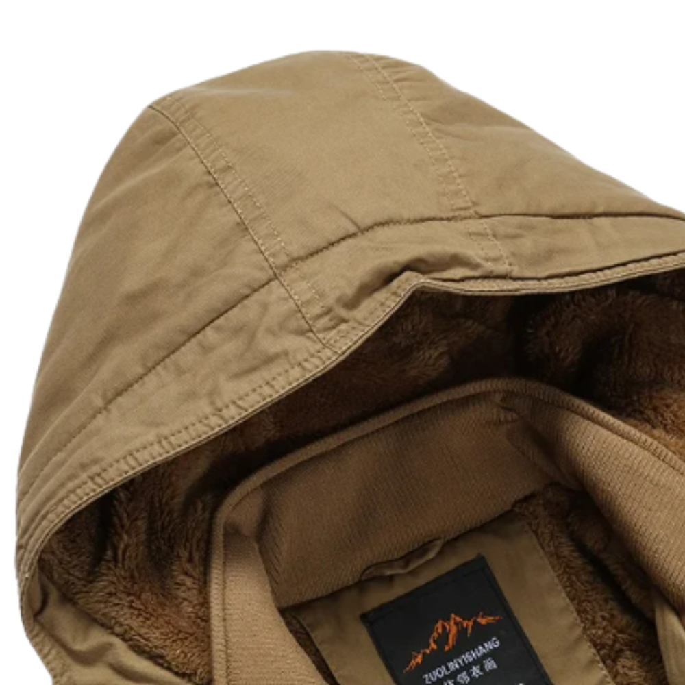 Elegancka bawełniana ocieplana kurtka zimowa