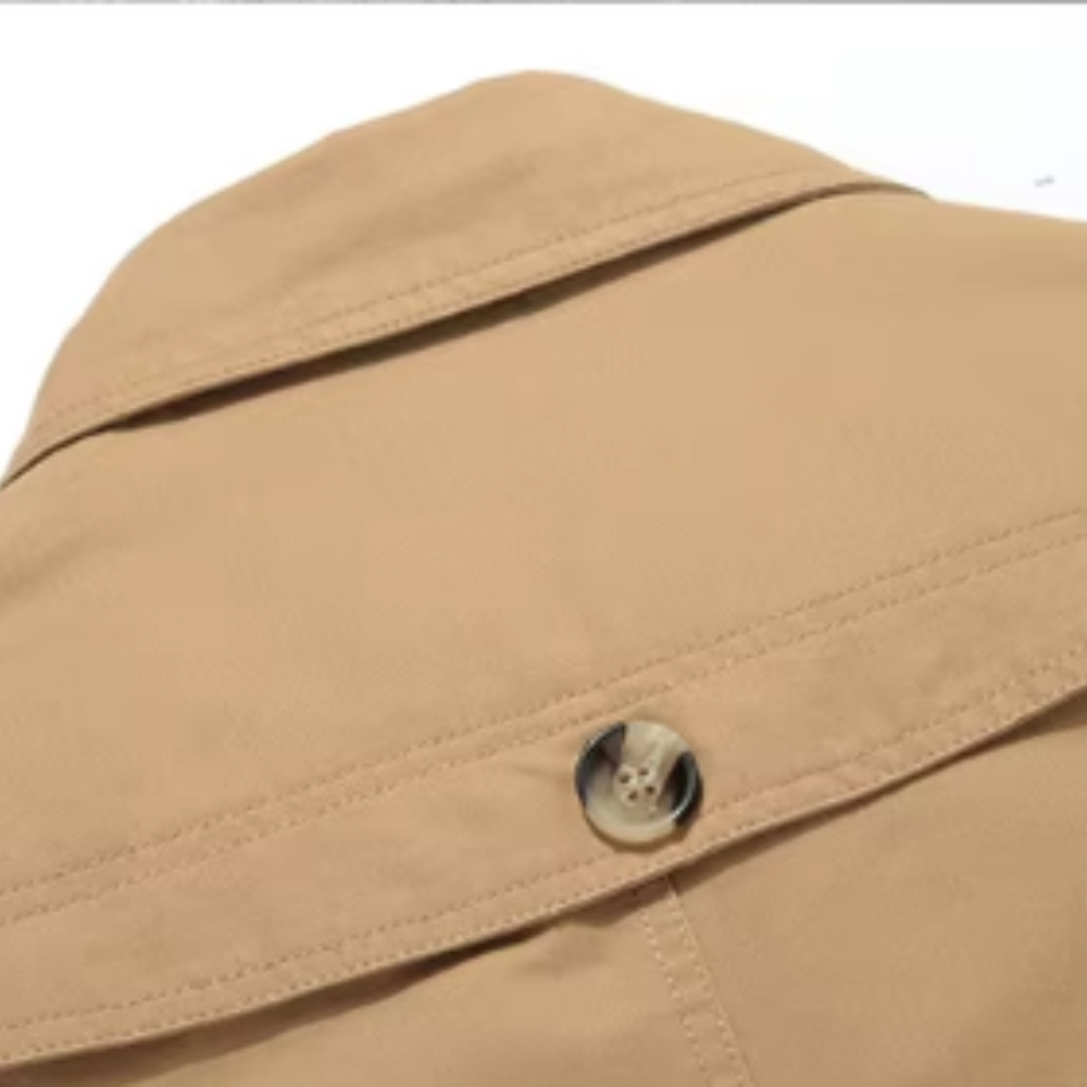 Elegancki ocieplany trencz