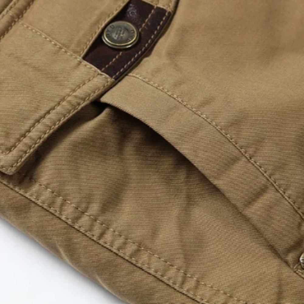 Elegancka bawełniana ocieplana kurtka zimowa