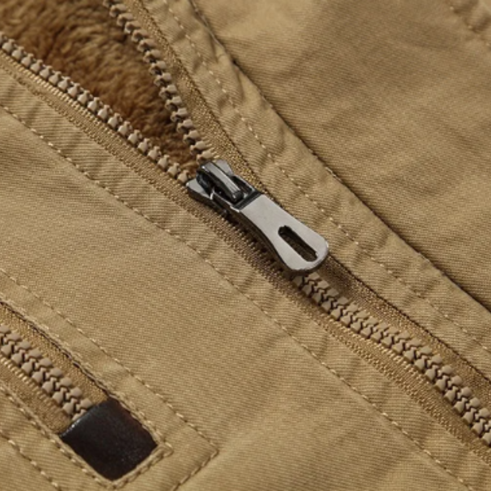 Elegancka bawełniana ocieplana kurtka zimowa