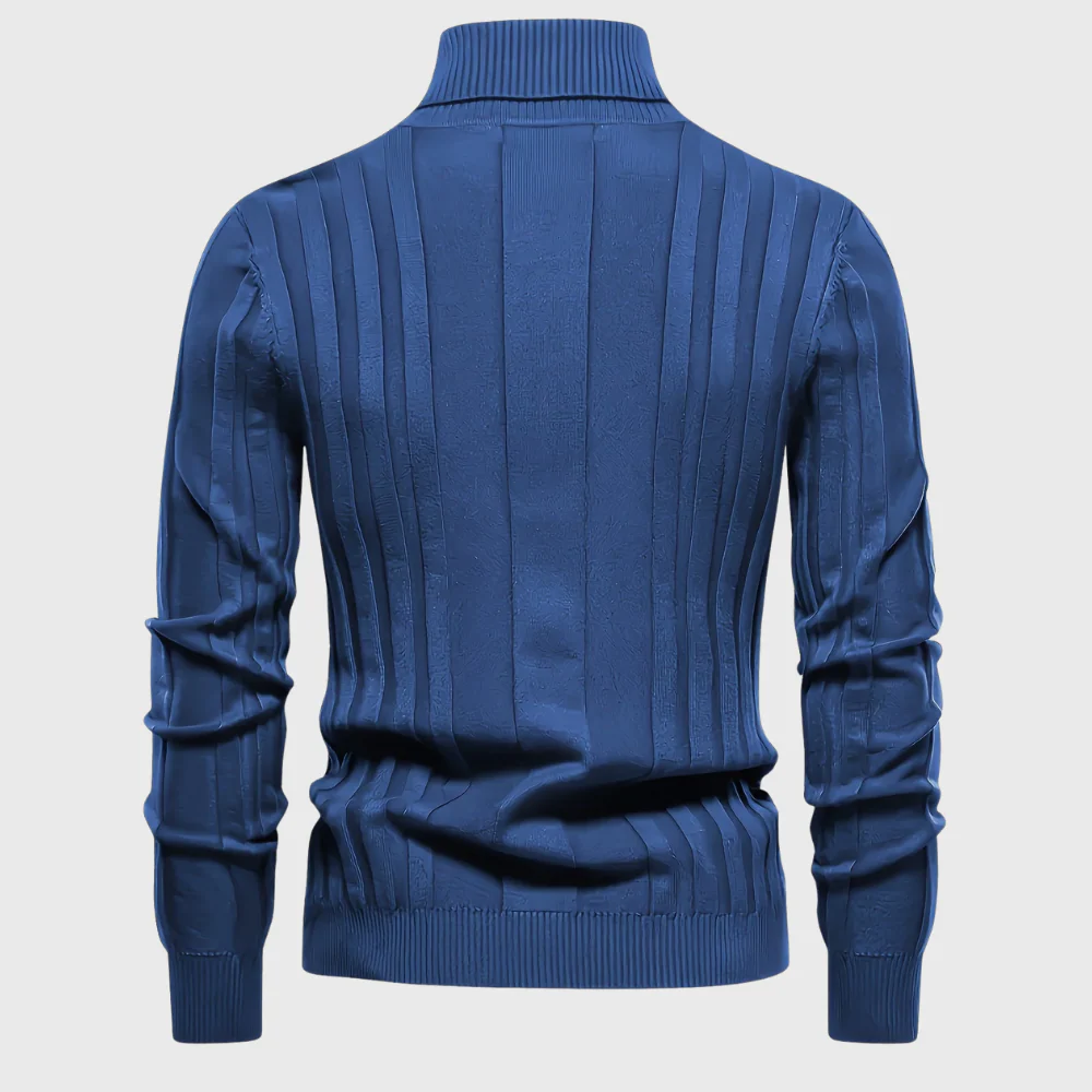 Szymon | Stylowy Casualowy Sweter z Rękawem Długim