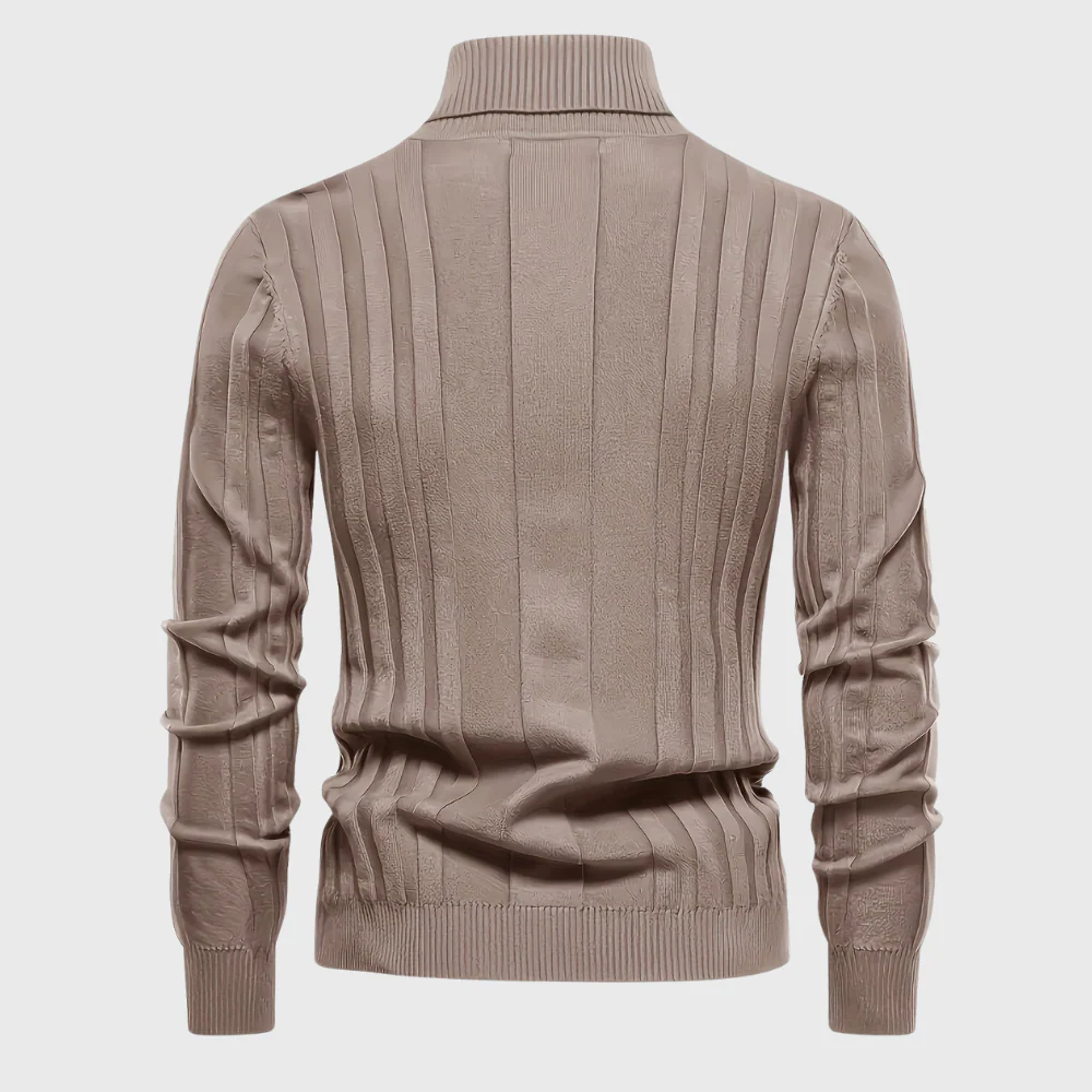 Szymon | Stylowy Casualowy Sweter z Rękawem Długim