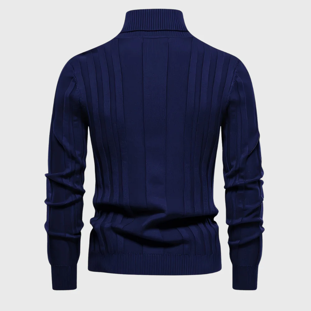 Szymon | Stylowy Casualowy Sweter z Rękawem Długim