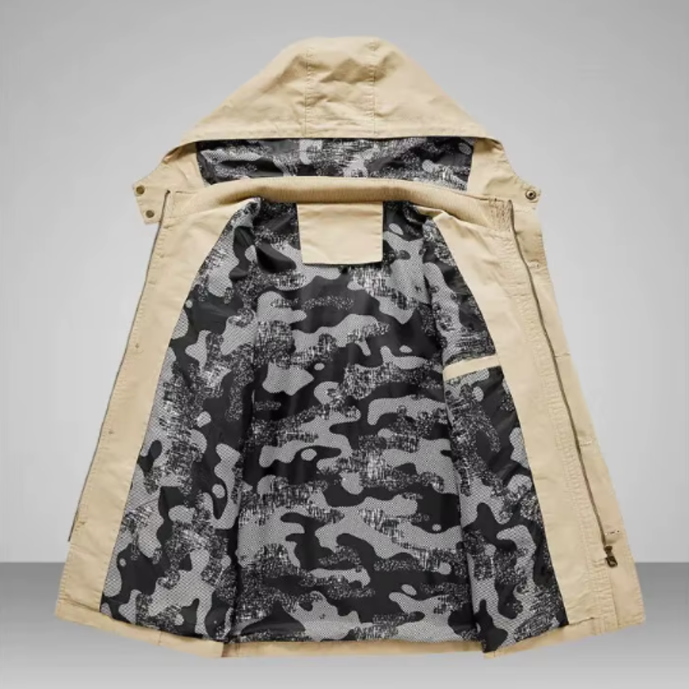 Elegancka kurtka z wieloma kieszeniami