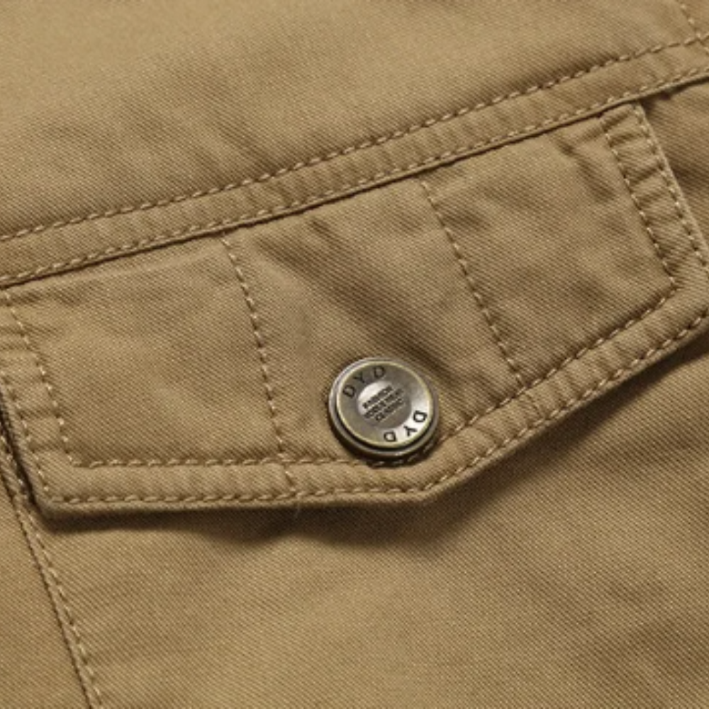 Elegancka bawełniana ocieplana kurtka zimowa