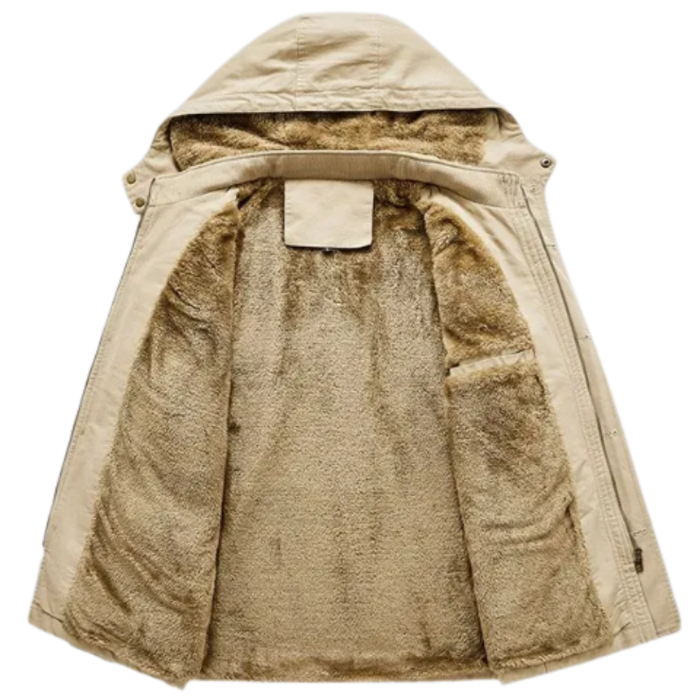 Elegancka ocieplana kurtka zimowa premium