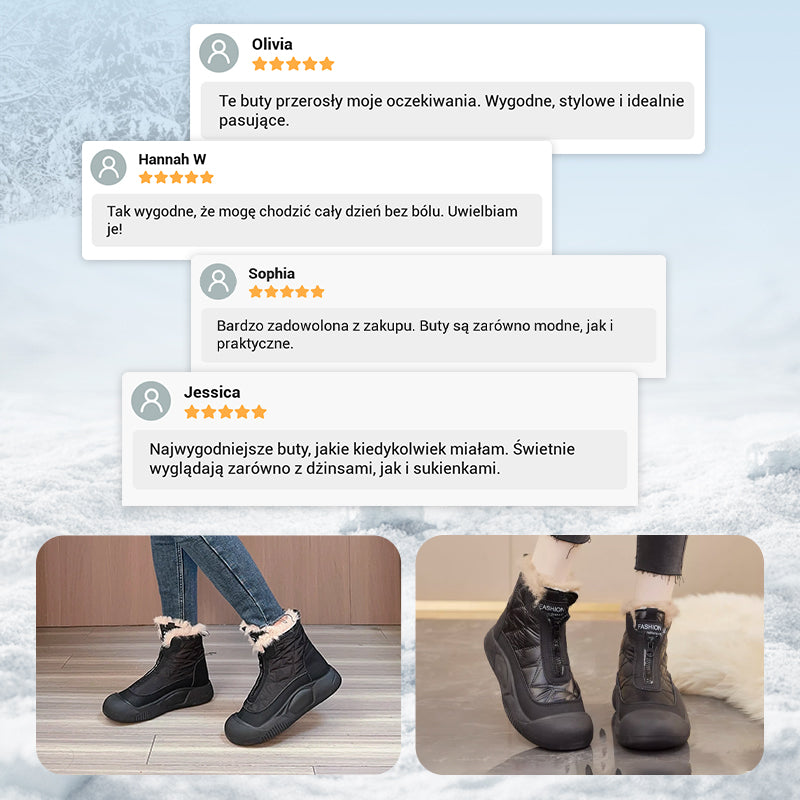 Malina | Stylowe Wodoodporne Sniegowce Damskie