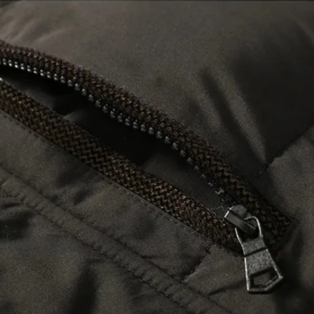 Elegancka ocieplana kurtka zimowa polarowa