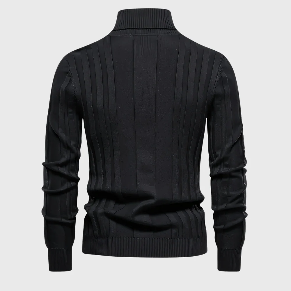 Szymon | Stylowy Casualowy Sweter z Rękawem Długim