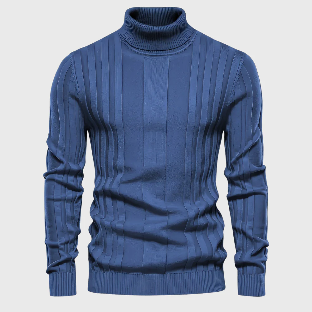 Szymon | Stylowy Casualowy Sweter z Rękawem Długim