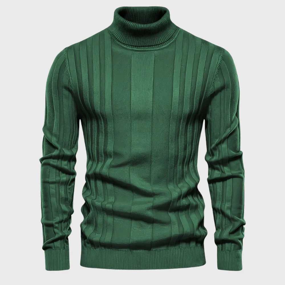 Szymon | Stylowy Casualowy Sweter z Rękawem Długim