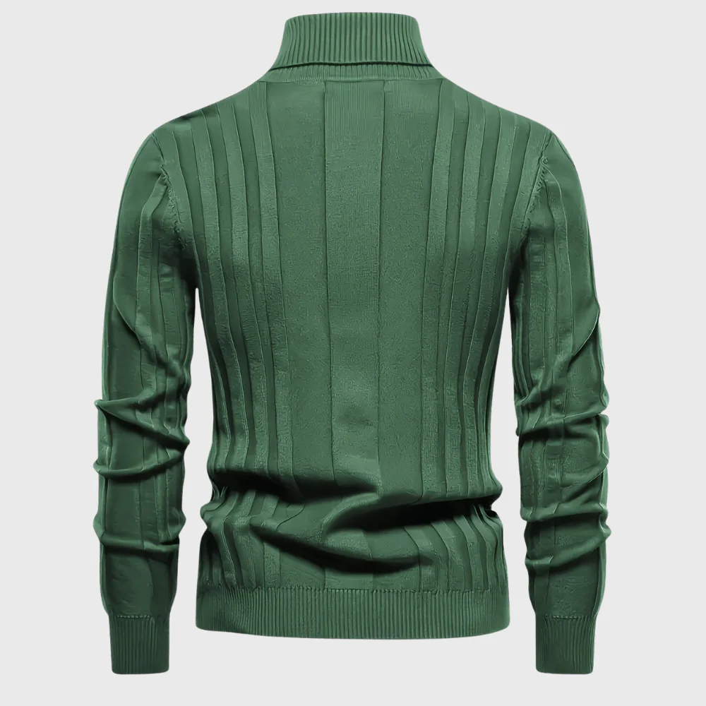 Szymon | Stylowy Casualowy Sweter z Rękawem Długim