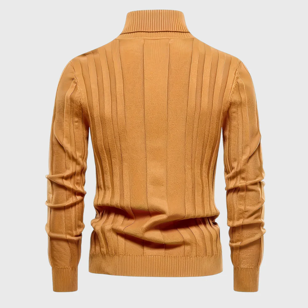 Szymon | Stylowy Casualowy Sweter z Rękawem Długim