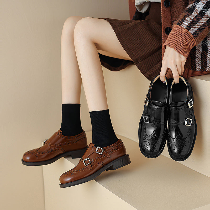 Cezary | Stylowe Skórzane Buty Męskie