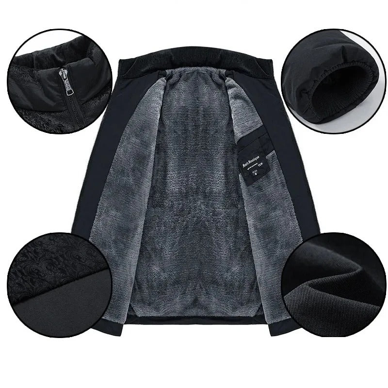 Elegancka ocieplana kurtka puchowa